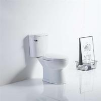 YS22202 2-delig keramisch toilet, verlengd toilet met beugel, TISI/SNI gecertificeerd toilet;