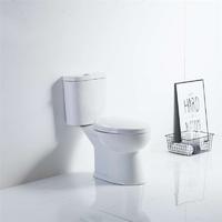YS22203 2-delig keramisch toilet, verlengd toilet met beugel, TISI/SNI gecertificeerd toilet;