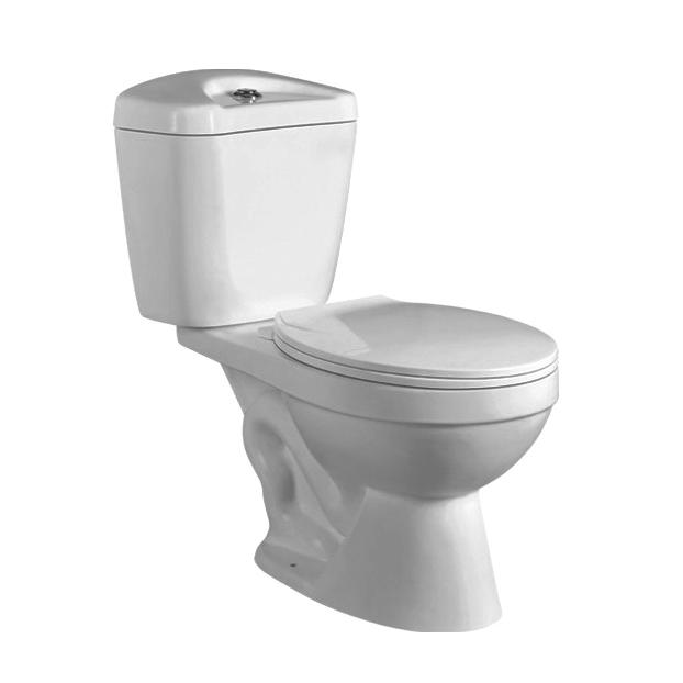 YS22207T 2-delig keramisch toilet, kortgekoppeld sifontoilet met sifon;