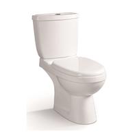 YS22210S Retro design 2-delig keramisch toilet, kortgekoppeld P-trap diepspoeltoilet;