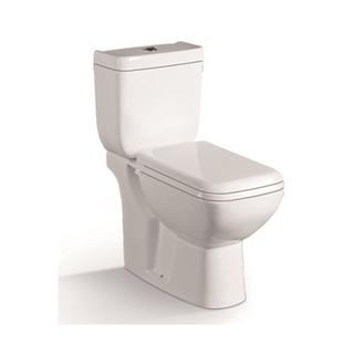 YS22212P 2-delig keramisch toilet, kortgekoppeld P-sifon diepspoeltoilet;