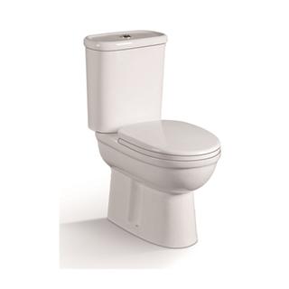 YS22215P 2-delig keramisch toilet, kortgekoppeld P-sifon diepspoeltoilet;