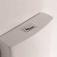 YS22251P 2-delig spoelrandloos keramisch toilet, P-trap diepspoeltoilet;