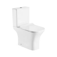 YS22291P 2-delig keramisch toilet zonder spoelrand, diepspoeltoilet met P-trap;