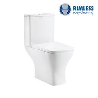 YS22297 2-delig randloos keramisch toilet, P-trap diepspoeltoilet;