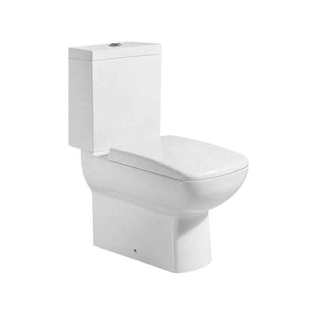 YS22305P2 2-delig keramisch toilet, P-sifon diepspoeltoilet;