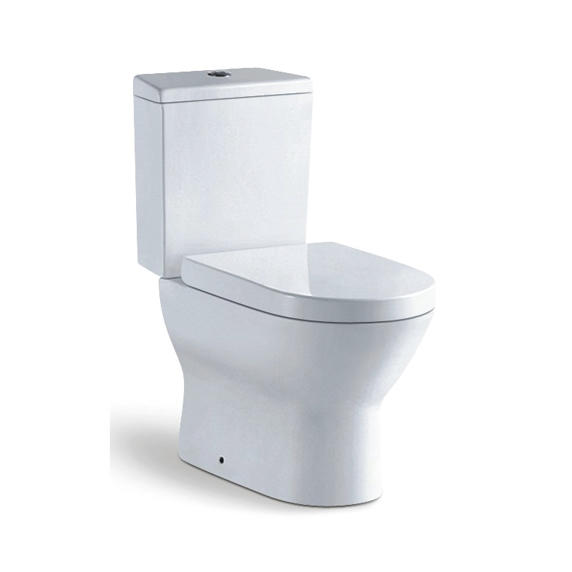 YS22260P 2-delig keramisch toilet, P-sifon diepspoeltoilet;