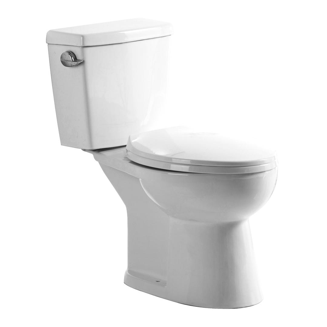 YS22238 2-delig keramisch toilet, verlengd toilet met beugel, TISI/SNI gecertificeerd toilet;
