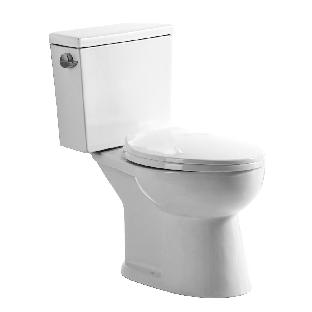 YS22241 2-delig keramisch toilet, verlengd toilet met beugel, TISI/SNI gecertificeerd toilet;