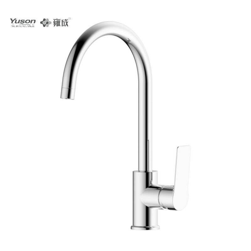 3396-50 Messing kraan Eengreeps mengkraan voor warm en koud water op blad