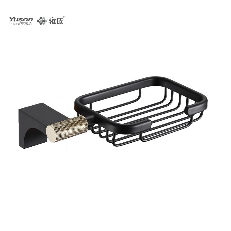 12485B Strakke badkameraccessoires, Zeepmandjes, Zink/Messing/SUS Zeephouder, wandmontage (Serie 12400)