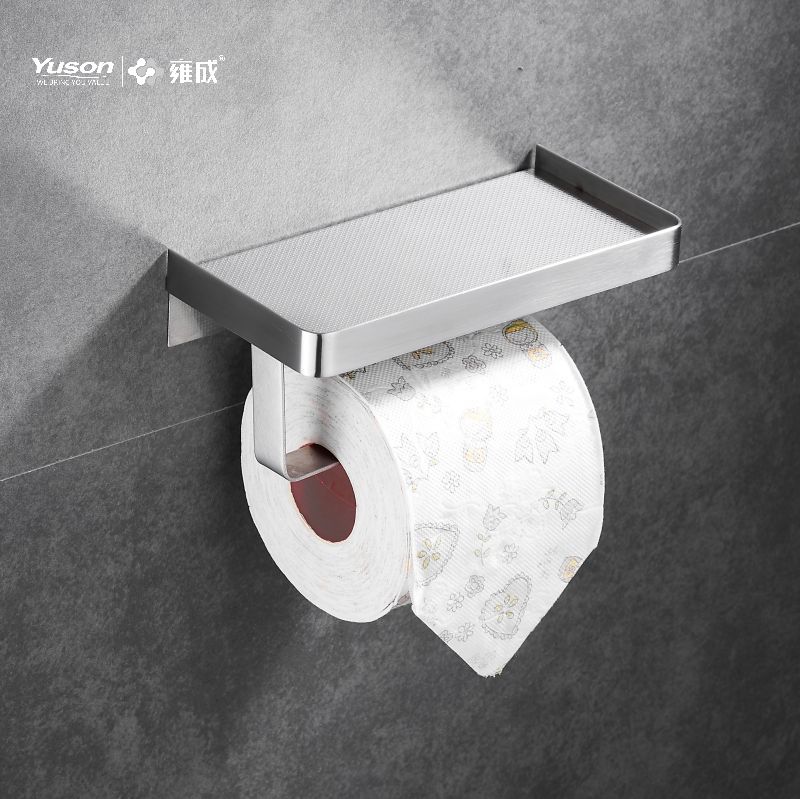 12686B Strak Badkameraccessoires, Toiletrolhouder, Zink/Messing/SUS Toiletpapierrolhouder, wandmontage (Serie 12600)