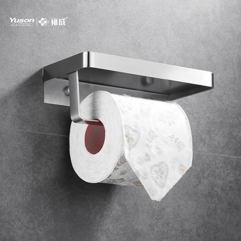 12686B Strak Badkameraccessoires, Toiletrolhouder, Zink/Messing/SUS Toiletpapierrolhouder, wandmontage (Serie 12600)