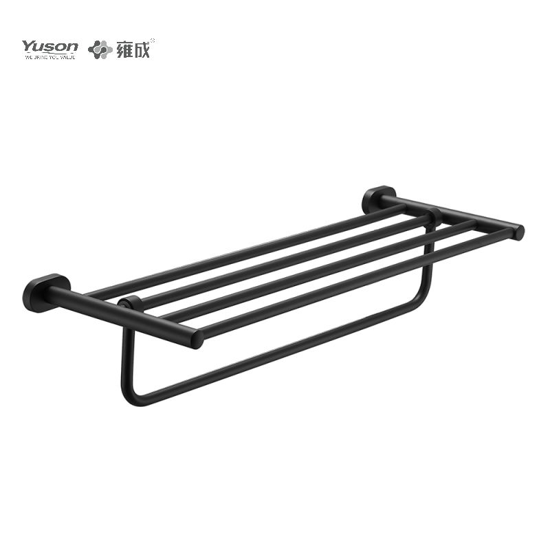 13362 Strak Badkameraccessoires, Handdoekplanken, Handdoekrek, Zink/Messing/SUS Handdoekhouder, wandmontage (Serie 13300)
