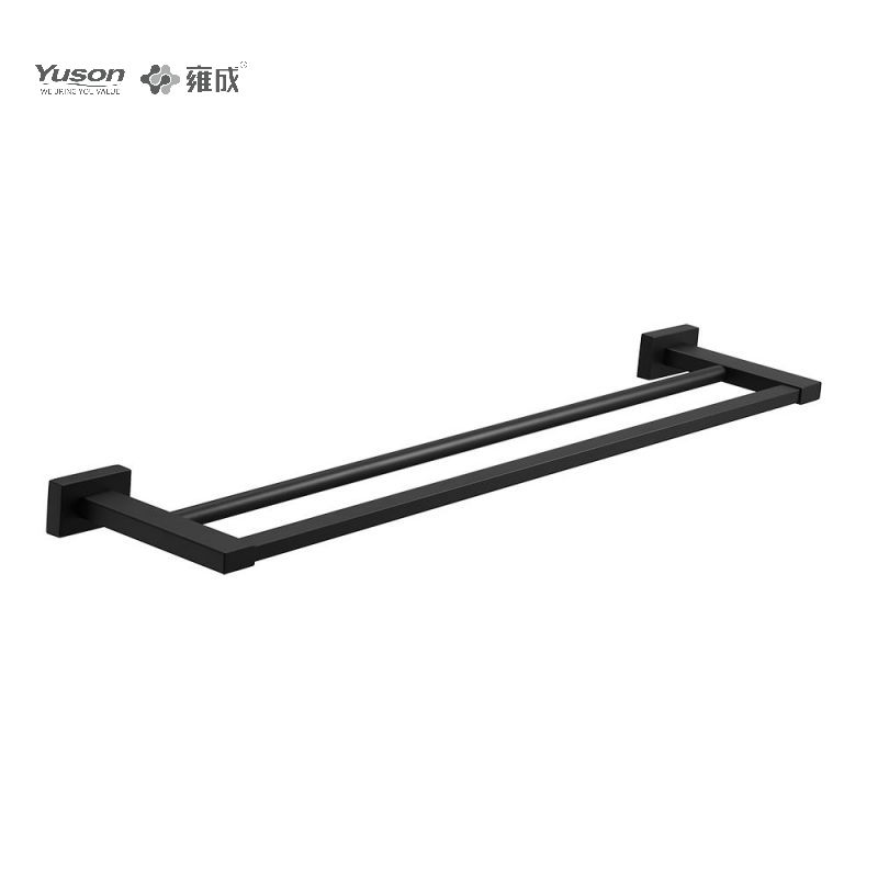 13424D Strakke badkameraccessoires, 2-polige handdoekstangen, 24”, Handdoekhouder, Zink/Messing/SUS Handdoekhouder, wandmontage (Serie 13400)