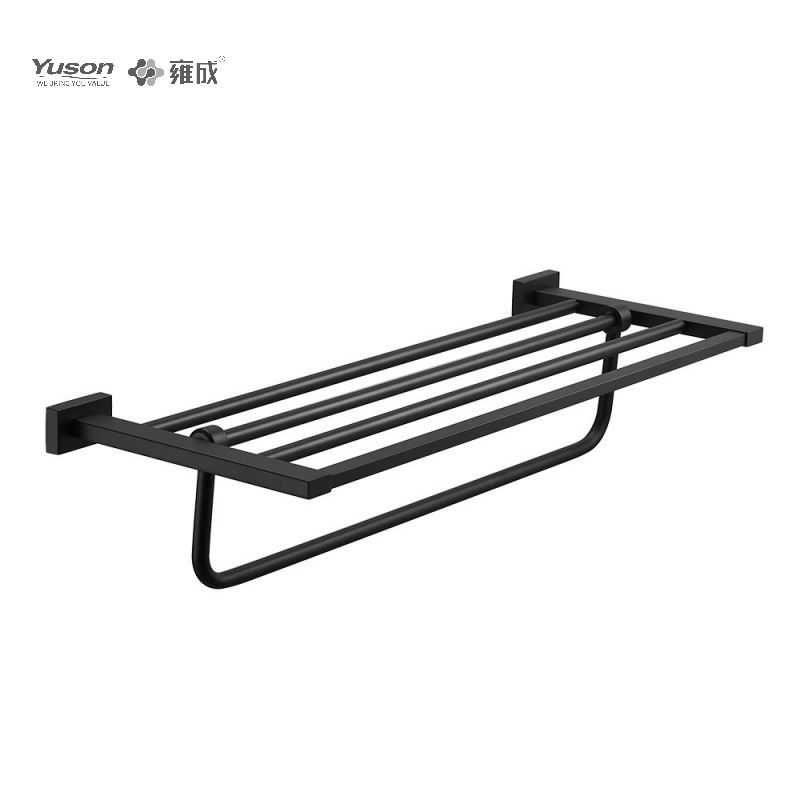 13462 Strak Badkameraccessoires, Handdoekplanken, Handdoekrek, Zink/Messing/SUS Handdoekhouder, wandmontage (Serie 13400)