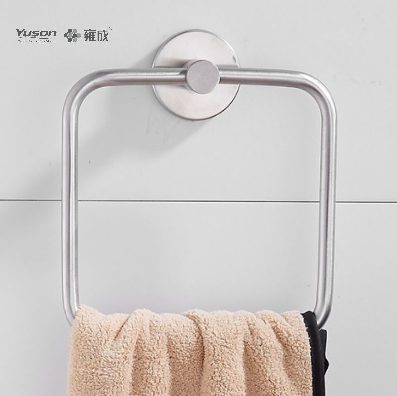 15510 Strakke badkameraccessoires, Handdoekring, Handdoekhouder, Zink/Messing/SUS Handdoekhouder, wandmontage (Serie 15500)