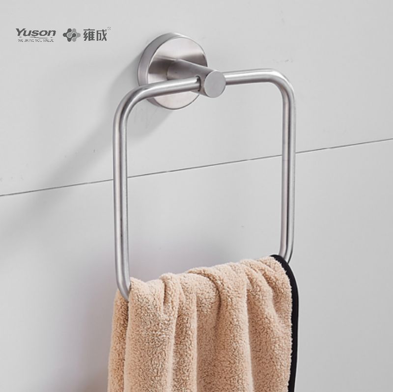 15510 Strakke badkameraccessoires, Handdoekring, Handdoekhouder, Zink/Messing/SUS Handdoekhouder, wandmontage (Serie 15500)