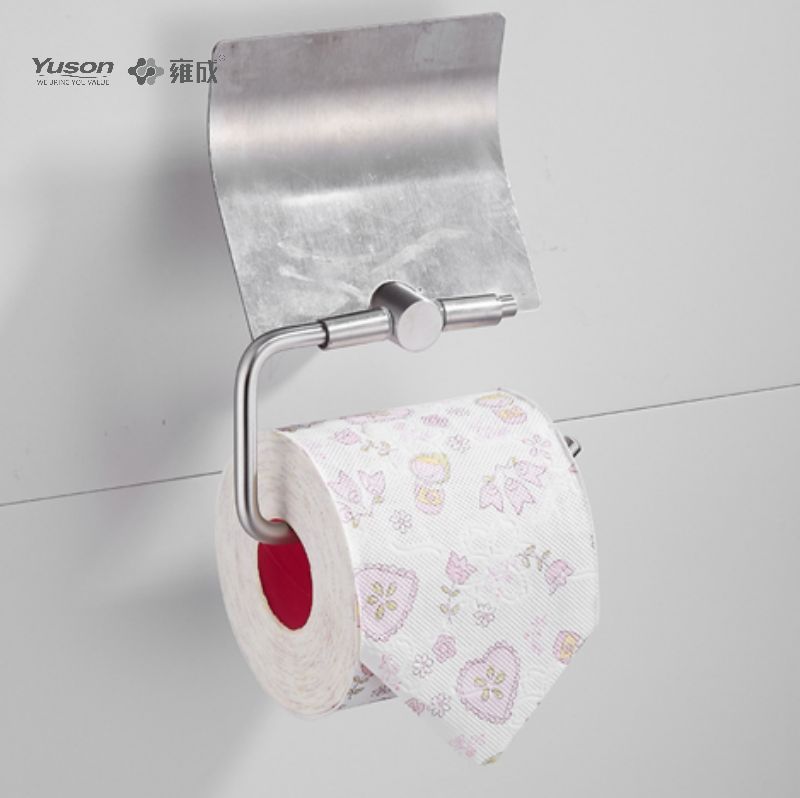 15586 Strak Badkameraccessoires, Toiletrolhouder, Zink/Messing/SUS Toiletpapierrolhouder, wandmontage (Serie 15500)