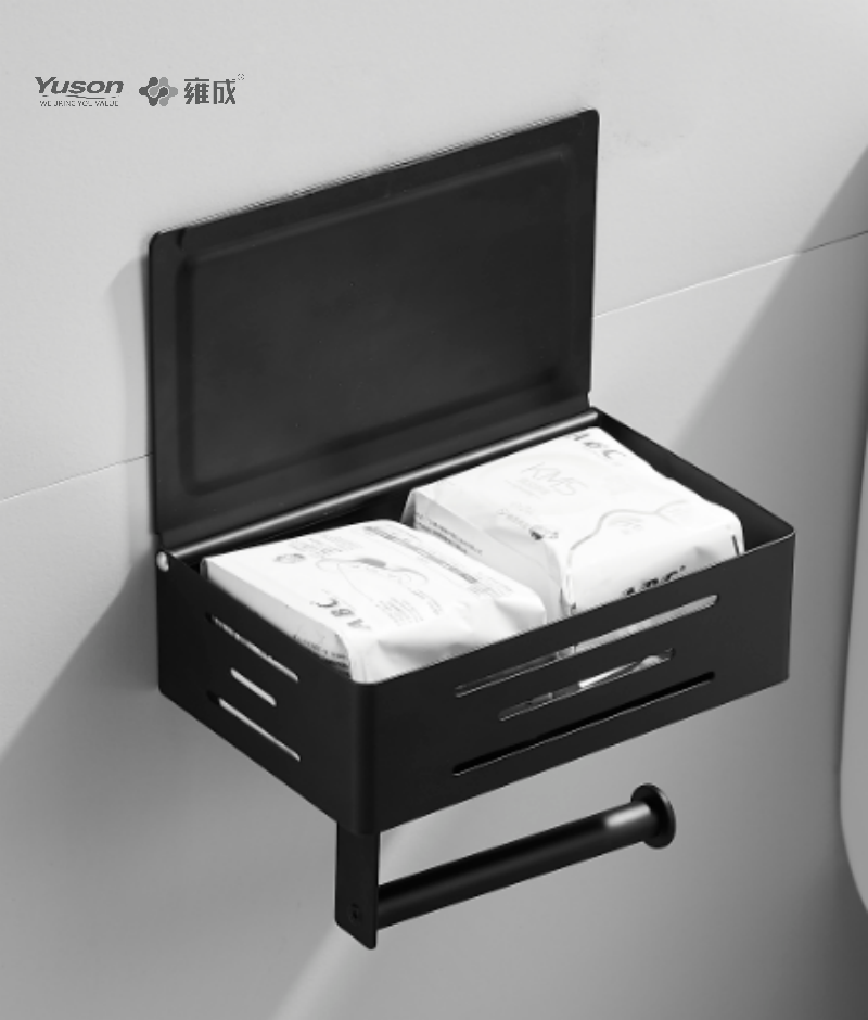 18786C Strakke badkameraccessoires, toiletrolhouder, zink/messing/SUS toiletpapierrolhouder, wandmontage (Serie 18700)