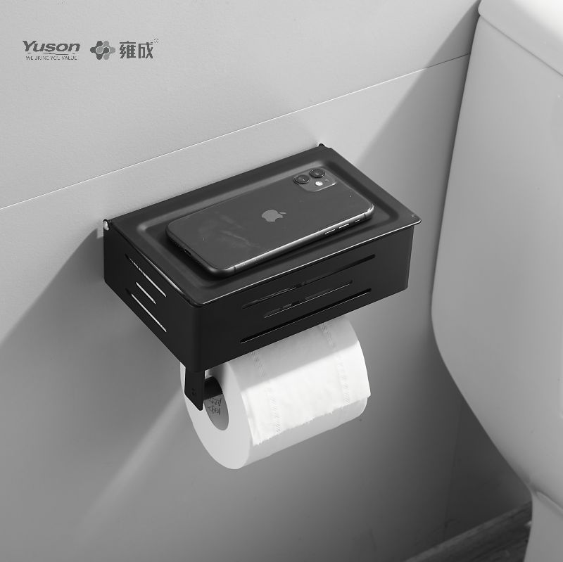 18786C Strakke badkameraccessoires, toiletrolhouder, zink/messing/SUS toiletpapierrolhouder, wandmontage (Serie 18700)