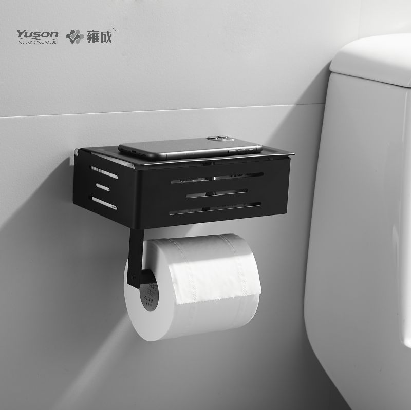 18786C Strakke badkameraccessoires, toiletrolhouder, zink/messing/SUS toiletpapierrolhouder, wandmontage (Serie 18700)