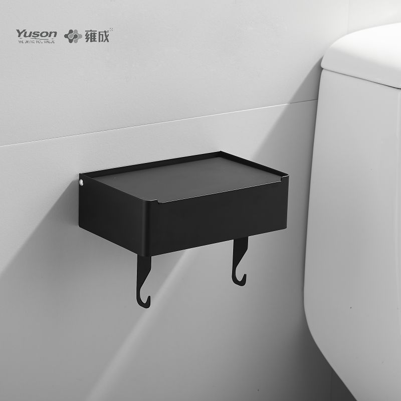 18786D Strak Badkameraccessoires, Toiletrolhouder, Zink/Messing/SUS Toiletpapierrolhouder, wandmontage (Serie 18700)