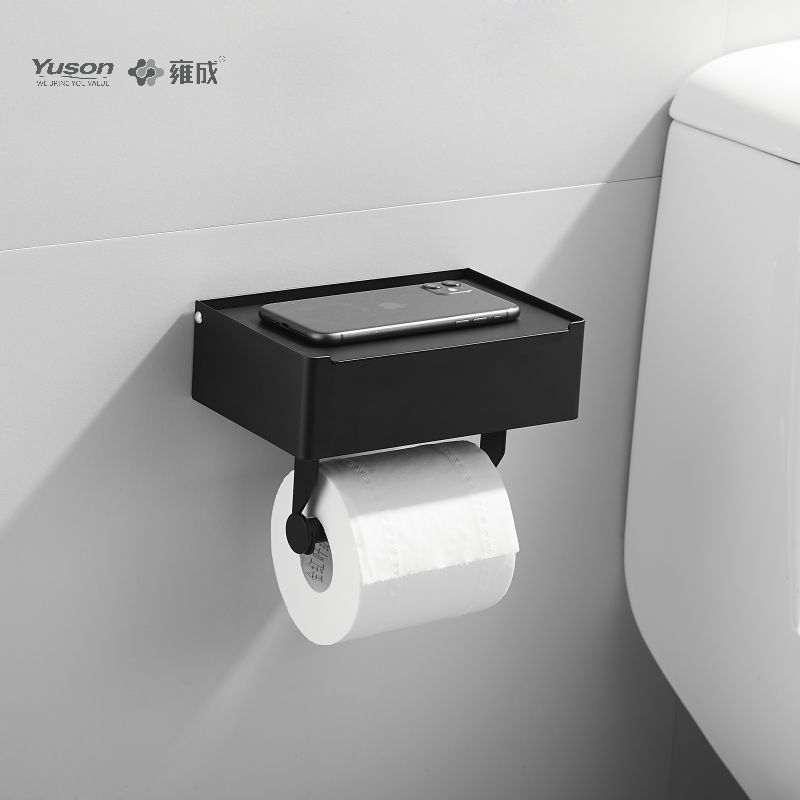 18786D Strak Badkameraccessoires, Toiletrolhouder, Zink/Messing/SUS Toiletpapierrolhouder, wandmontage (Serie 18700)
