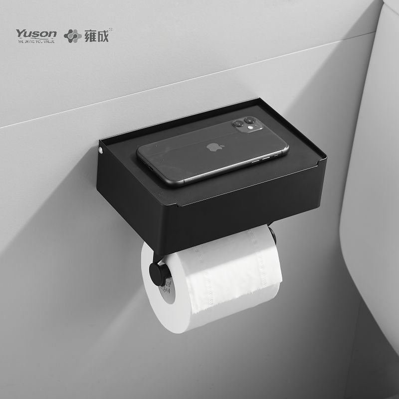 18786D Strak Badkameraccessoires, Toiletrolhouder, Zink/Messing/SUS Toiletpapierrolhouder, wandmontage (Serie 18700)