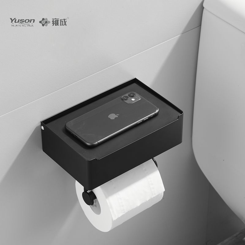 18786D Strak Badkameraccessoires, Toiletrolhouder, Zink/Messing/SUS Toiletpapierrolhouder, wandmontage (Serie 18700)