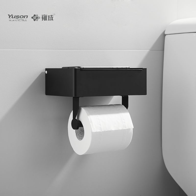 18786D Strak Badkameraccessoires, Toiletrolhouder, Zink/Messing/SUS Toiletpapierrolhouder, wandmontage (Serie 18700)