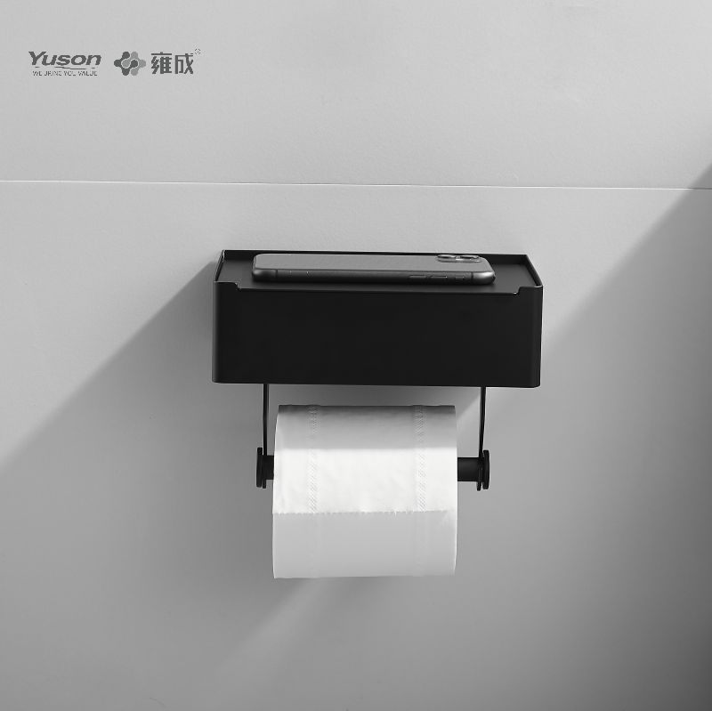 18786D Strak Badkameraccessoires, Toiletrolhouder, Zink/Messing/SUS Toiletpapierrolhouder, wandmontage (Serie 18700)
