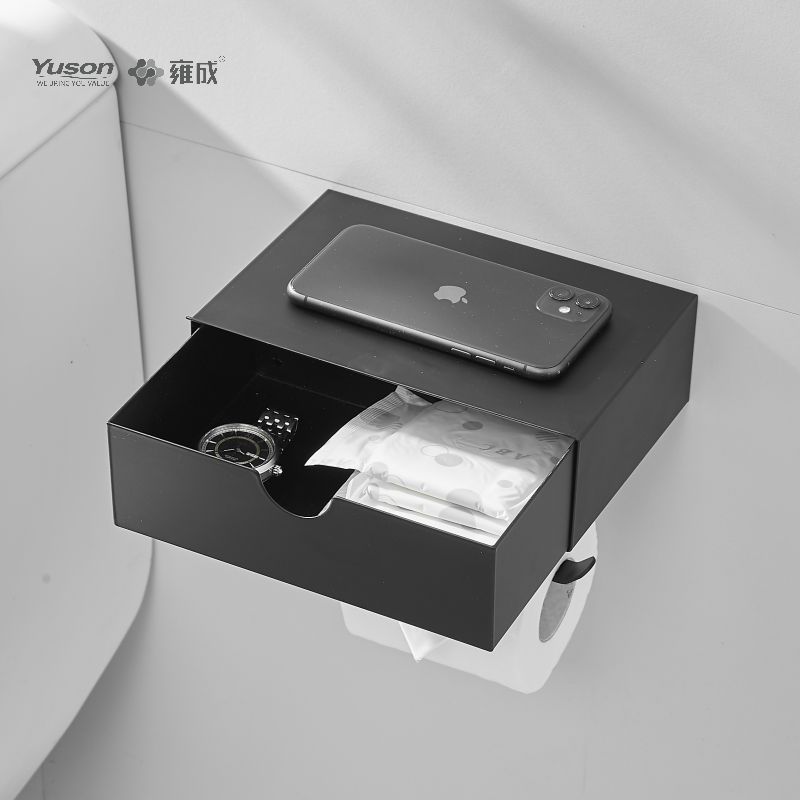 18786G Strakke badkameraccessoires, toiletrolhouder, zink/messing/SUS toiletpapierrolhouder, wandmontage (Serie 18700)