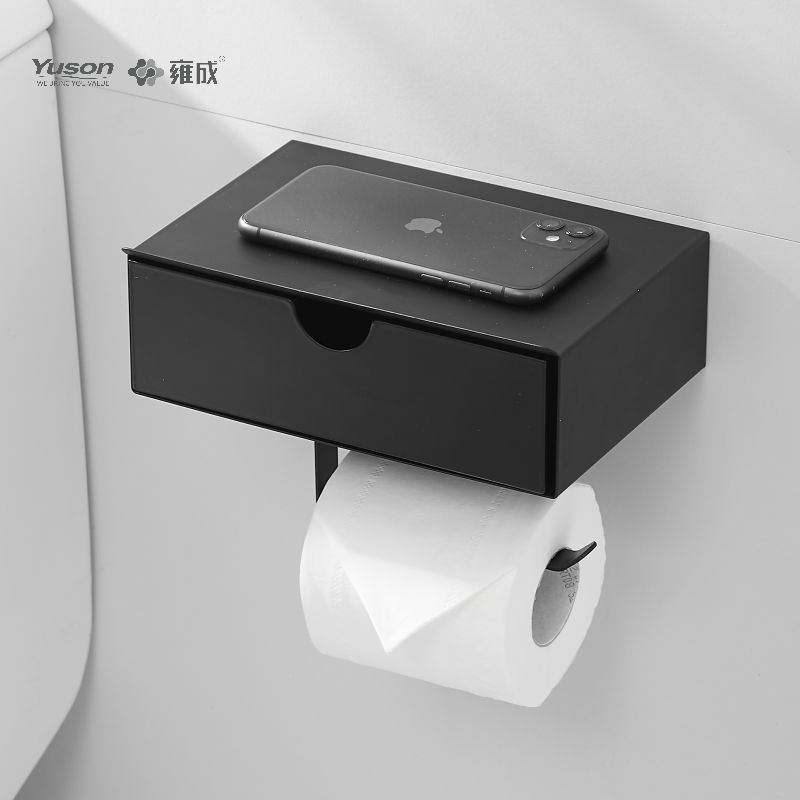 18786G Strakke badkameraccessoires, toiletrolhouder, zink/messing/SUS toiletpapierrolhouder, wandmontage (Serie 18700)