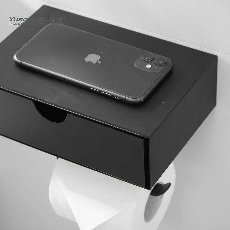 18786G Strakke badkameraccessoires, toiletrolhouder, zink/messing/SUS toiletpapierrolhouder, wandmontage (Serie 18700)