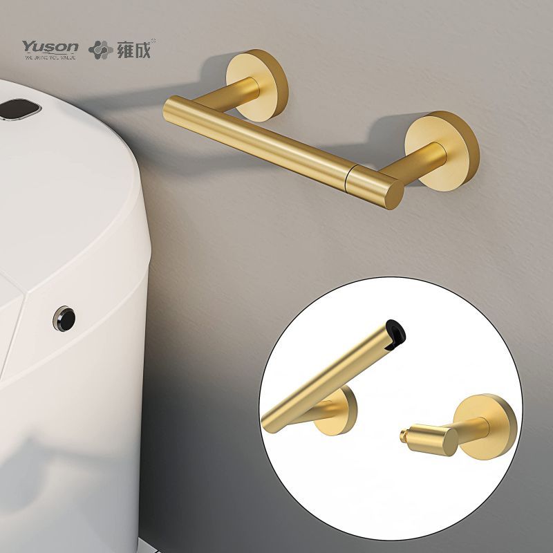 19286P Strakke badkameraccessoires, toiletrolhouder, zink/messing/SUS toiletpapierrolhouder, wandmontage (Serie 19200)