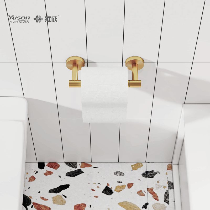 19286P Strakke badkameraccessoires, toiletrolhouder, zink/messing/SUS toiletpapierrolhouder, wandmontage (Serie 19200)