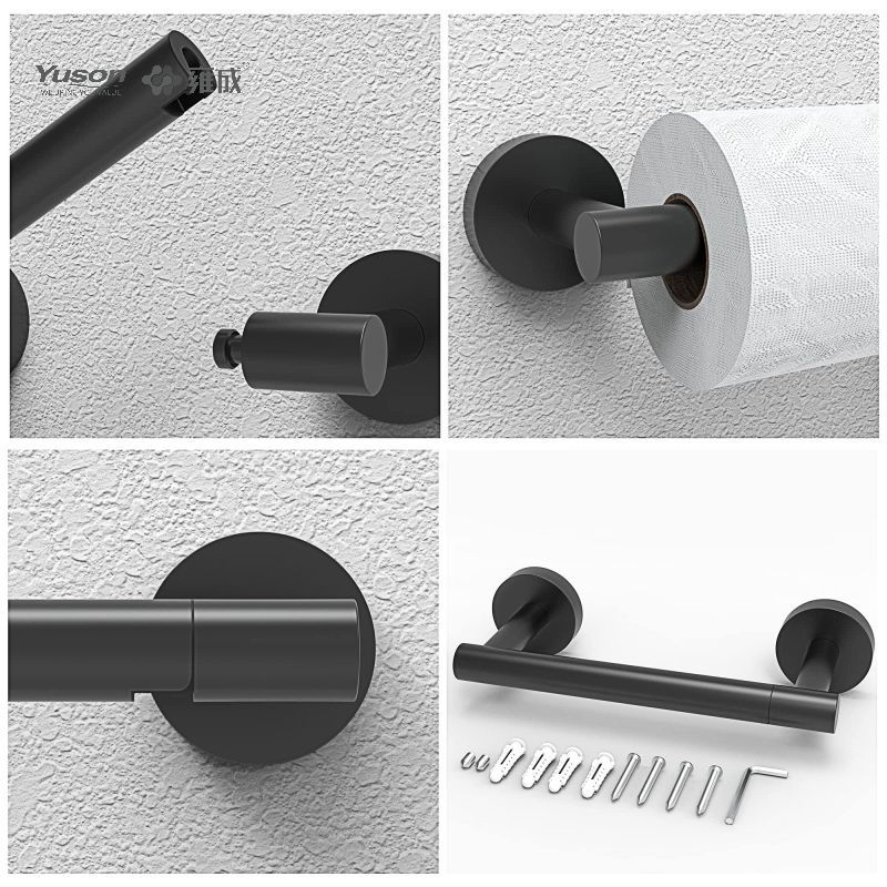 19286P Strakke badkameraccessoires, toiletrolhouder, zink/messing/SUS toiletpapierrolhouder, wandmontage (Serie 19200)