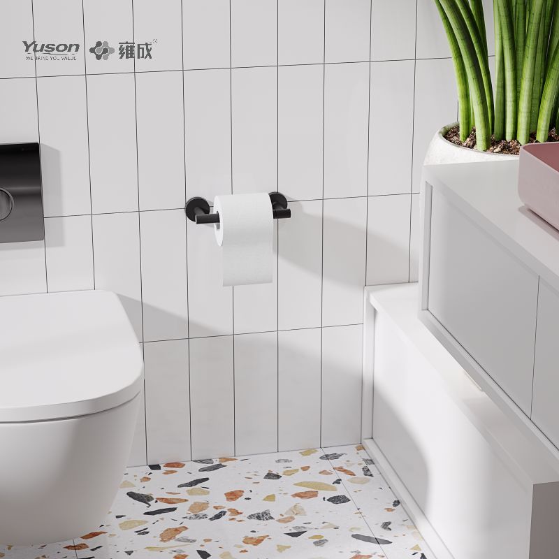 19286P Strakke badkameraccessoires, toiletrolhouder, zink/messing/SUS toiletpapierrolhouder, wandmontage (Serie 19200)