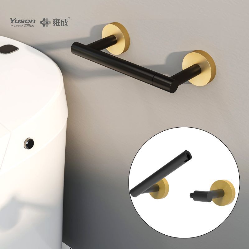 19286P Strakke badkameraccessoires, toiletrolhouder, zink/messing/SUS toiletpapierrolhouder, wandmontage (Serie 19200)