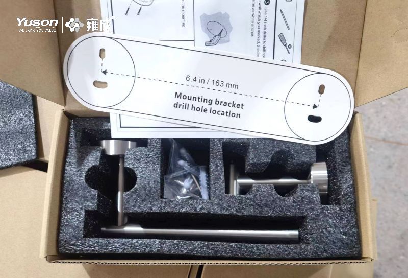 19286P Strakke badkameraccessoires, toiletrolhouder, zink/messing/SUS toiletpapierrolhouder, wandmontage (Serie 19200)