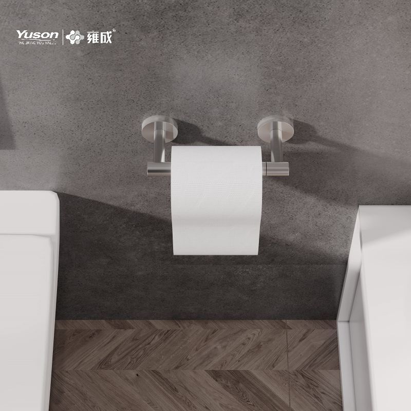 19286P Strakke badkameraccessoires, toiletrolhouder, zink/messing/SUS toiletpapierrolhouder, wandmontage (Serie 19200)
