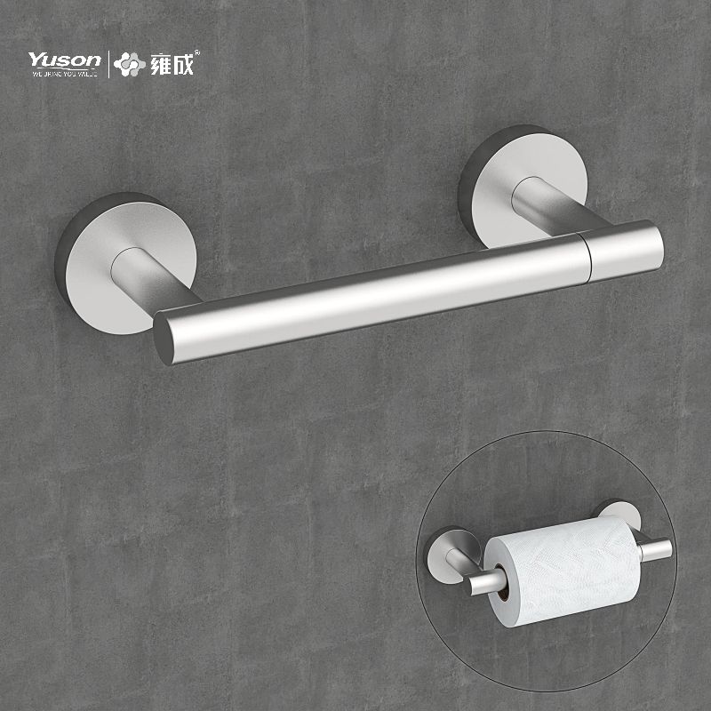 19286P Strakke badkameraccessoires, toiletrolhouder, zink/messing/SUS toiletpapierrolhouder, wandmontage (Serie 19200)