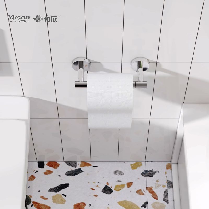 19286P Strakke badkameraccessoires, toiletrolhouder, zink/messing/SUS toiletpapierrolhouder, wandmontage (Serie 19200)
