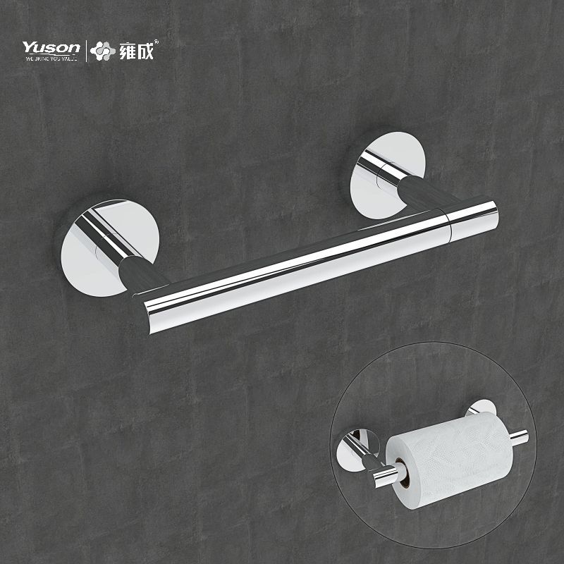 19286P Strakke badkameraccessoires, toiletrolhouder, zink/messing/SUS toiletpapierrolhouder, wandmontage (Serie 19200)