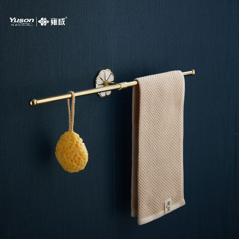 21024D Strakke badkameraccessoires, 2-polige handdoekstangen, 24”, Handdoekhouder, Zink/Messing/SUS Handdoekhouder, wandmontage (Serie 21000)