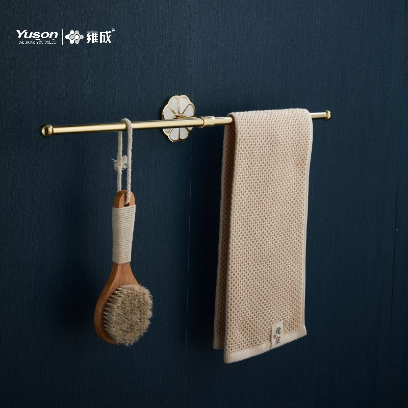 21024D Strakke badkameraccessoires, 2-polige handdoekstangen, 24”, Handdoekhouder, Zink/Messing/SUS Handdoekhouder, wandmontage (Serie 21000)