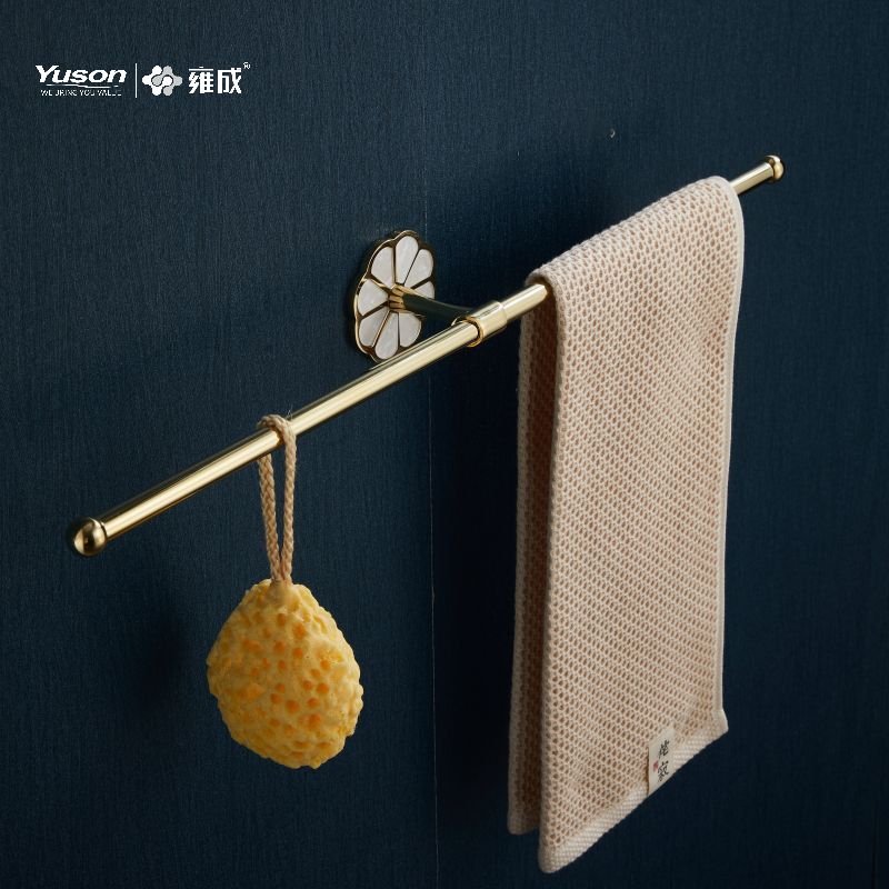 21024D Strakke badkameraccessoires, 2-polige handdoekstangen, 24”, Handdoekhouder, Zink/Messing/SUS Handdoekhouder, wandmontage (Serie 21000)