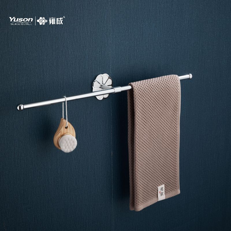 21024D Strakke badkameraccessoires, 2-polige handdoekstangen, 24”, Handdoekhouder, Zink/Messing/SUS Handdoekhouder, wandmontage (Serie 21000)