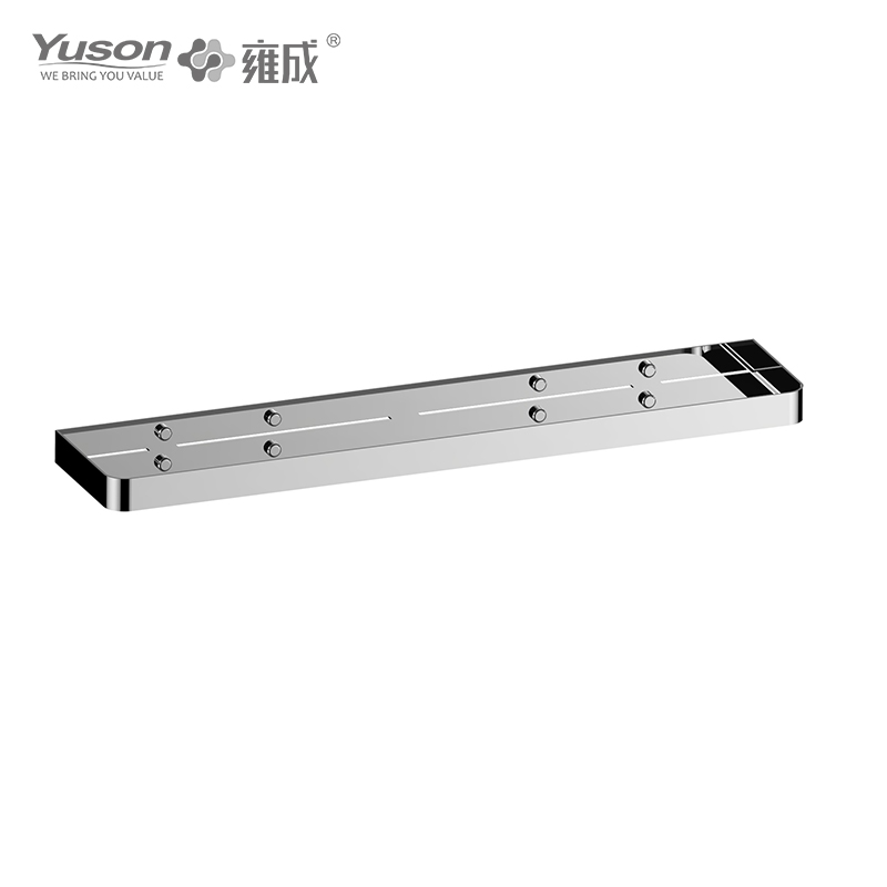 27191A Strakke badkameraccessoires, handdoekplanken, opbergplank, zink/messing/SUS plank, wandmontage (Serie 27100)